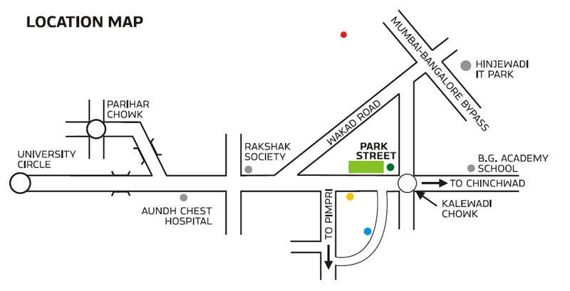 Pride Purple Park Street Location Map