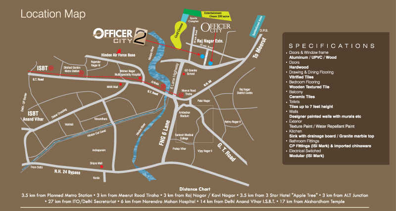 Proview Officer City 2 Location Map
