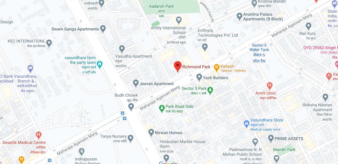 Proview Richmond Park Location Map