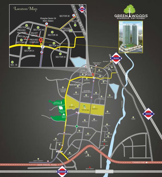 Proviso Greenwoods Location Map