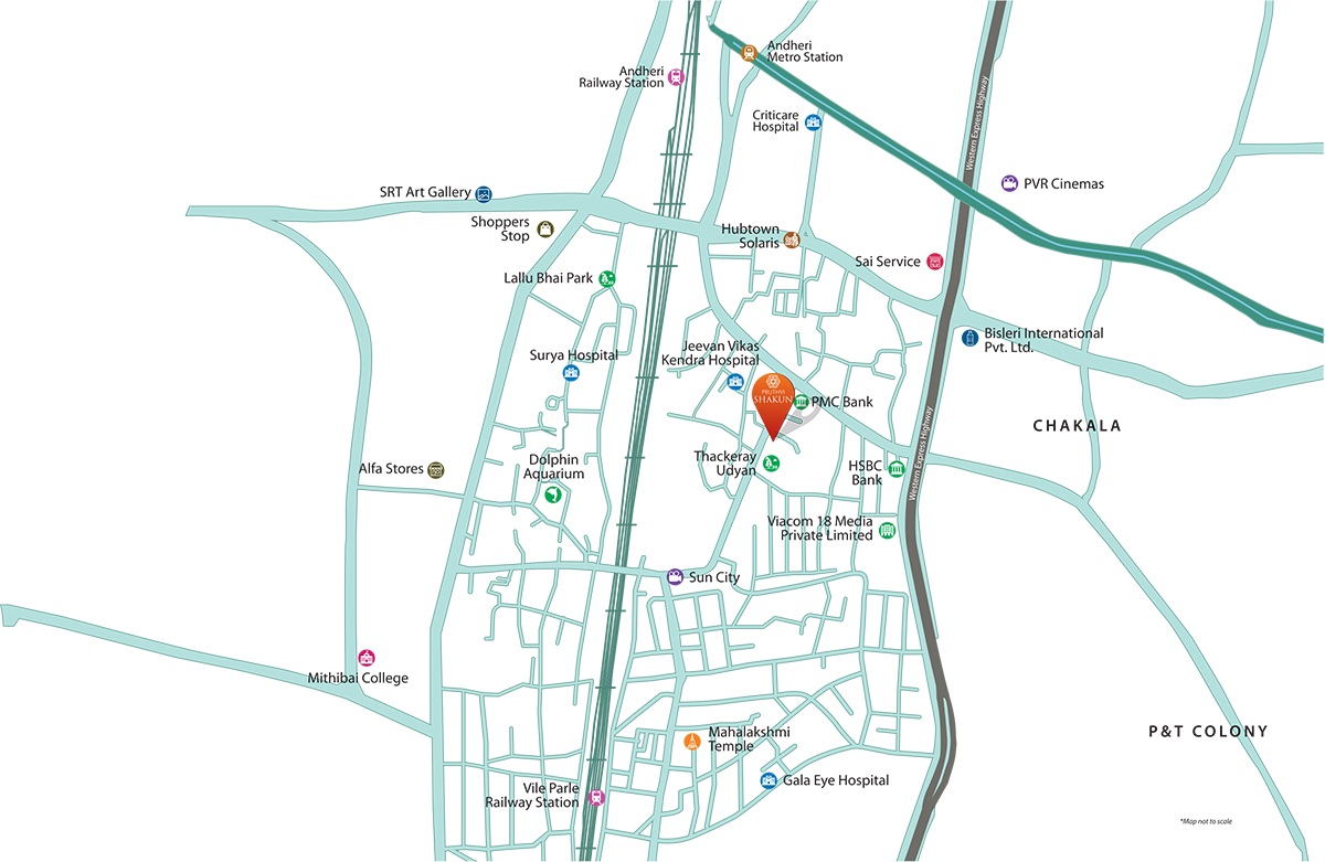 Pruthvi Shakun Location Map