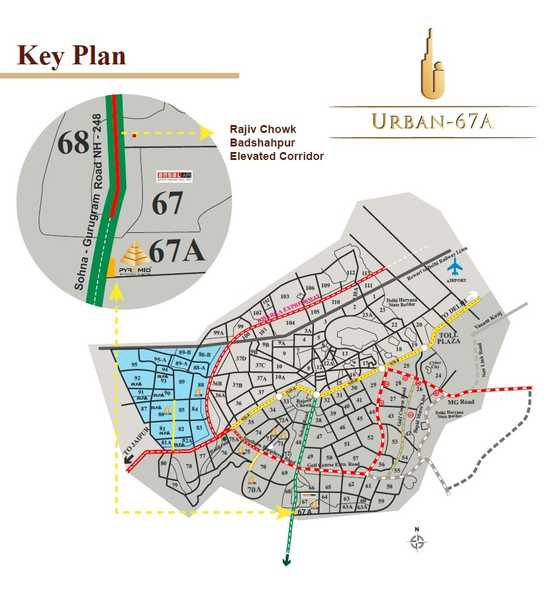 Pyramid Urban 67a Location Map
