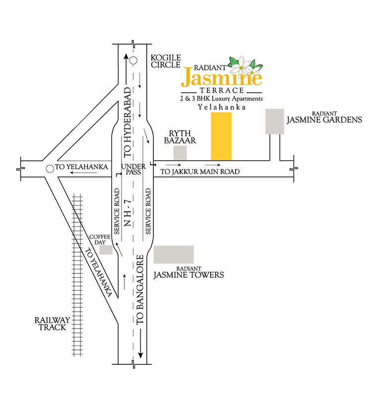Radiant Jasmine Terrace Location Map