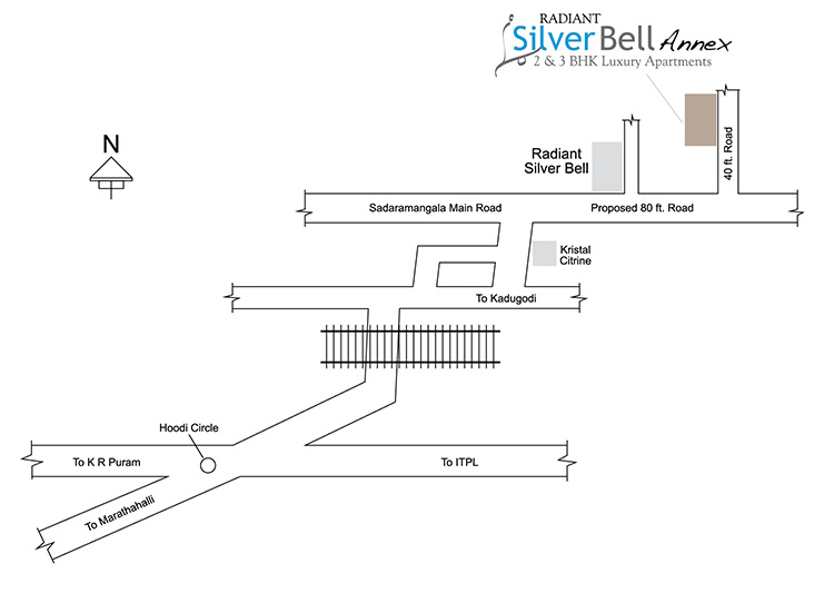 Radiant Silver Bell 2 Location Map