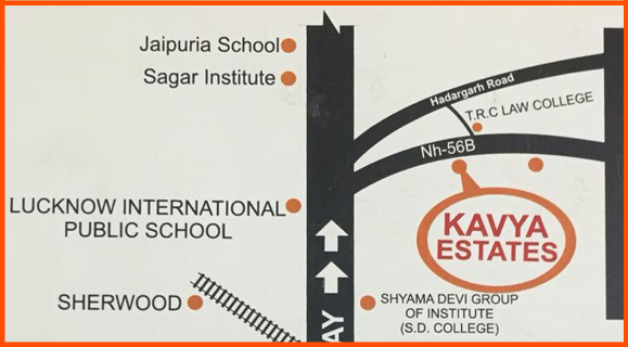 Radical Kavya Estates Location Map