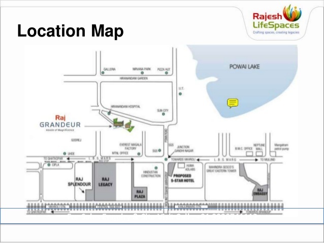 Raj Grandeur Location Map