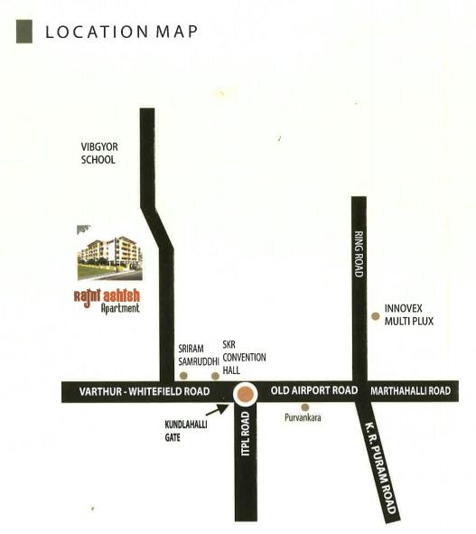 Rajni Ashish Apartment Location Map