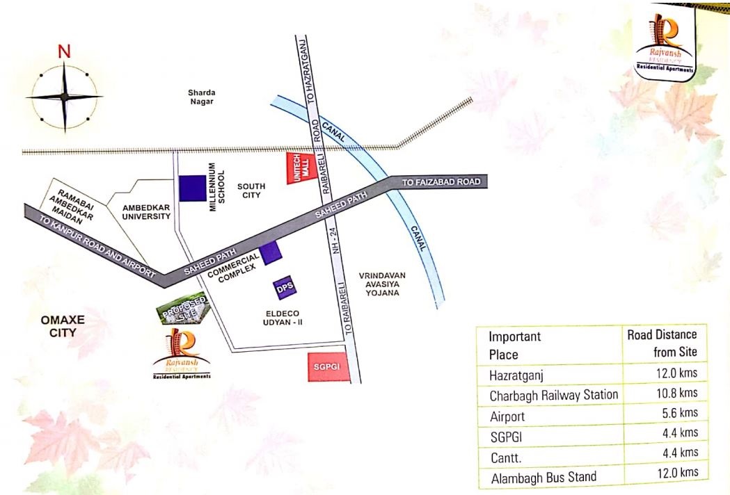 Rajvansh Residency Location Map