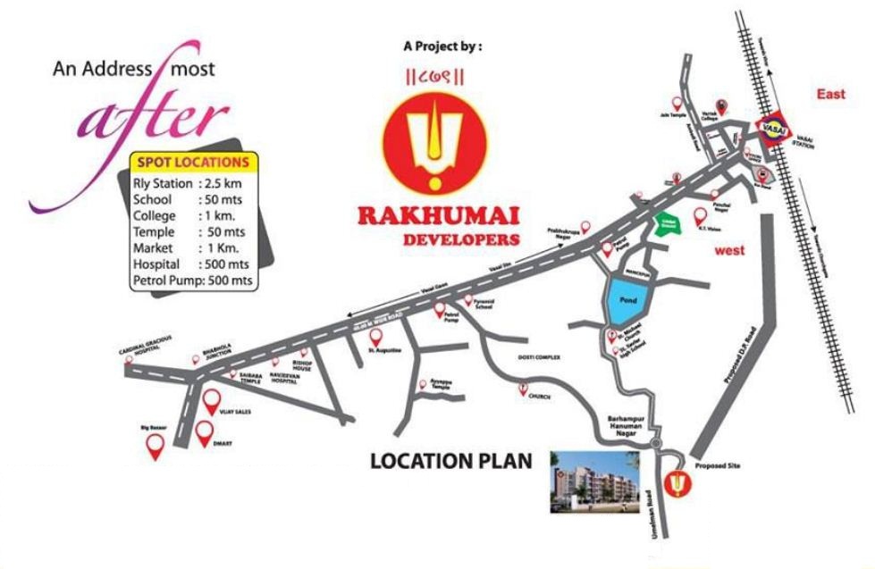 Rakhumai Aditi Empire Location Map