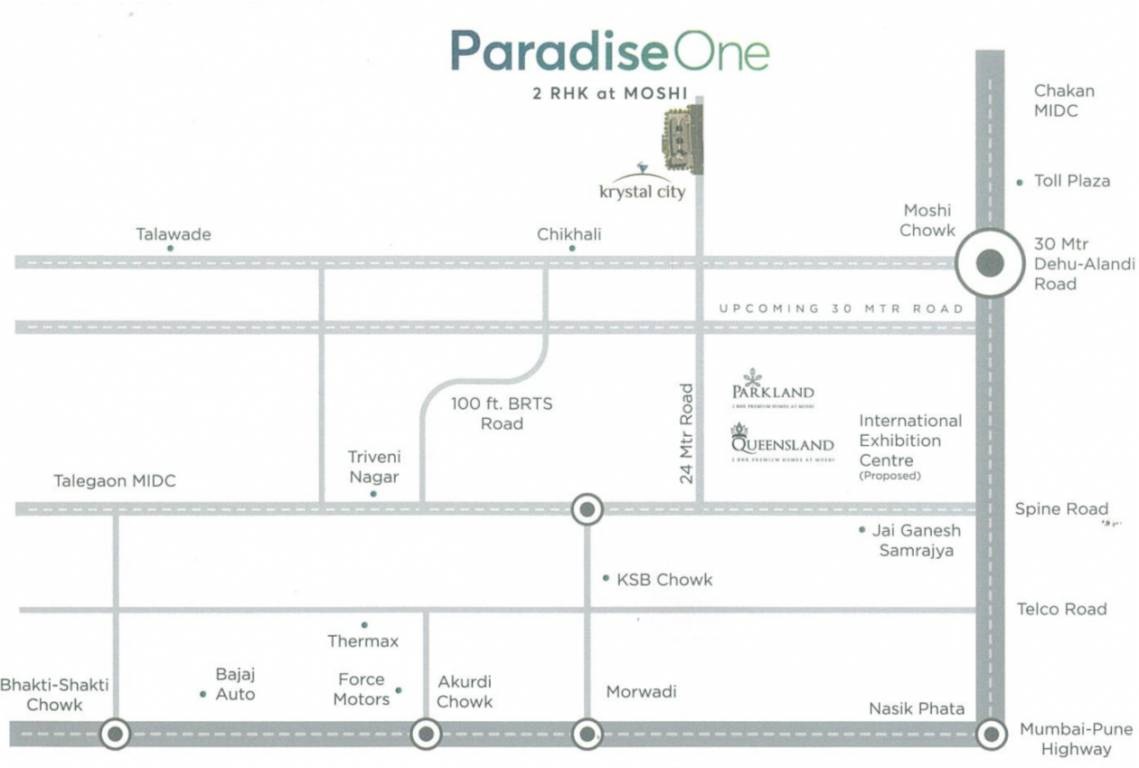Rama Paradise One Location Map