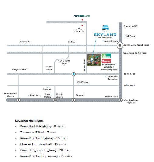 Rama Skyland Location Map