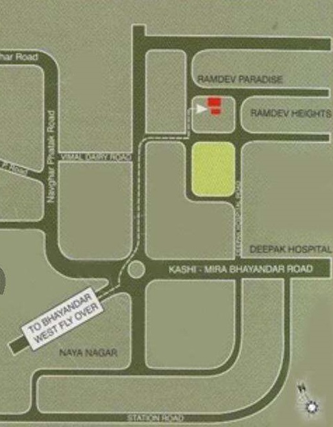 Ramdev Heights Location Map
