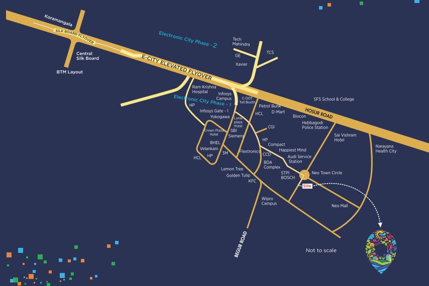 Ramky One Karnival Location Map