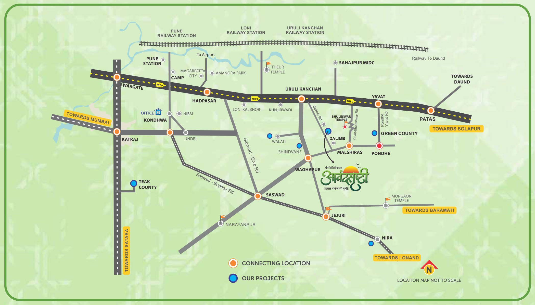 Ranjeet Shree Siddhivinayak Anand Srushti Location Map