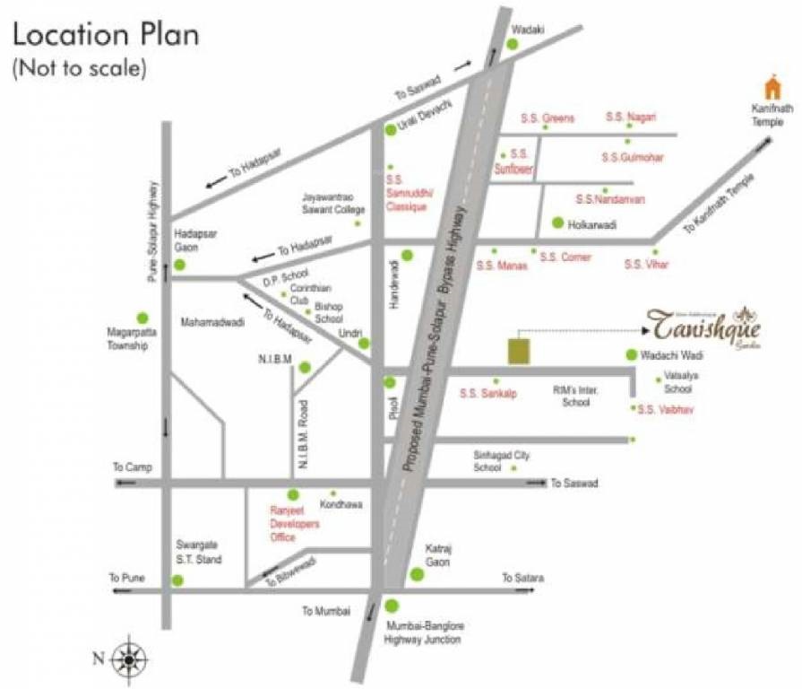 Ranjeet Ss Tanishque Garden Location Map