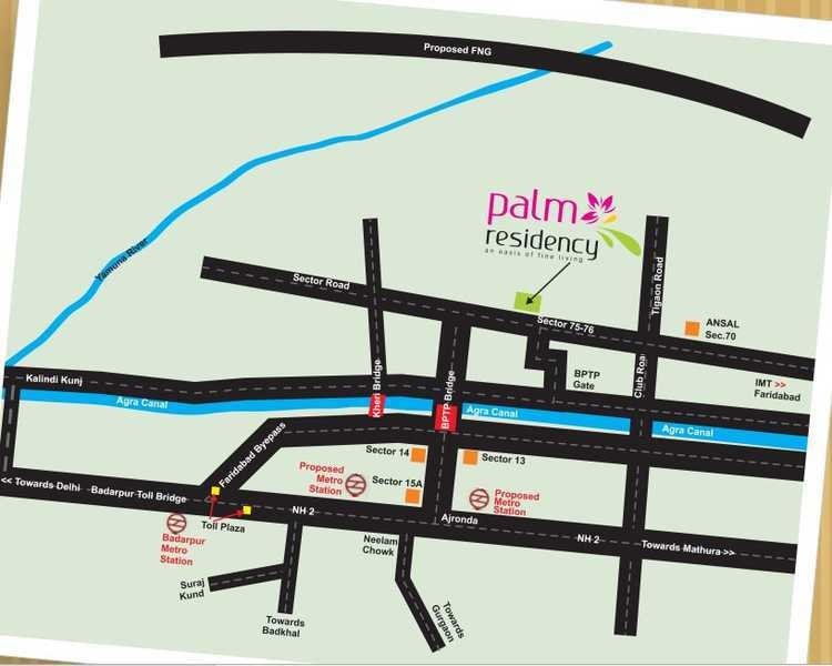 Ras Palm Residency Location Map
