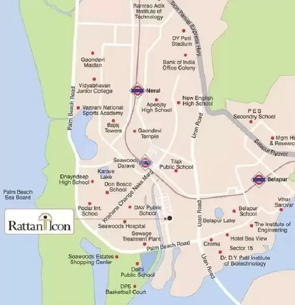 Rattan Icon Location Map