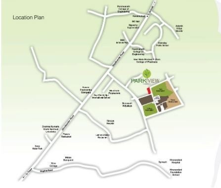 Raunak Park Location Map