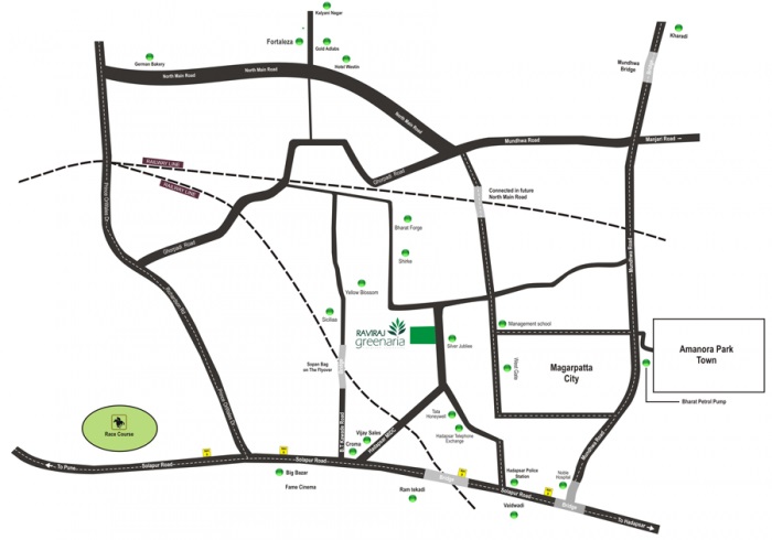 Ravima Greenaria Location Map