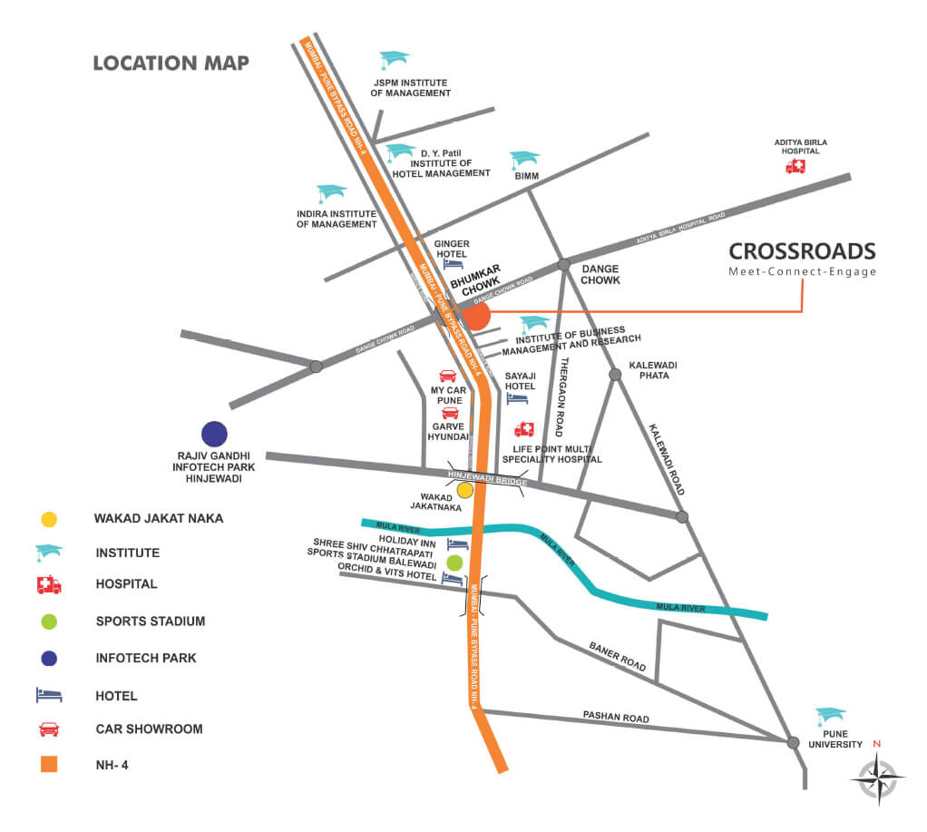 Raviraj Crossroads Location Map