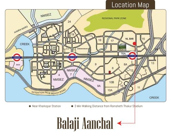 Reliable Balaji Aanchal Location Map