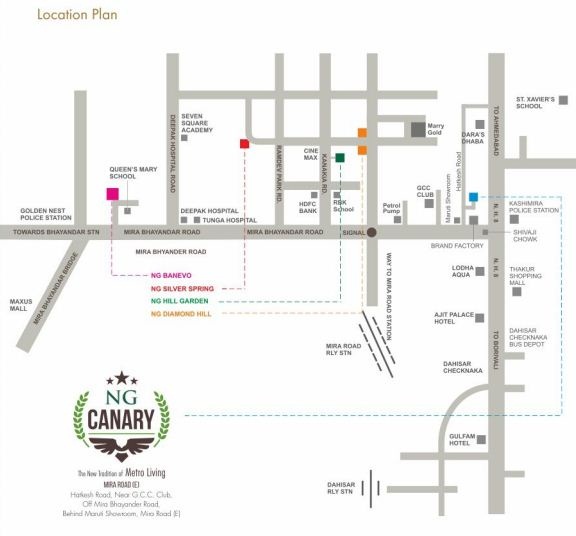 Rna Ng Canary Location Map