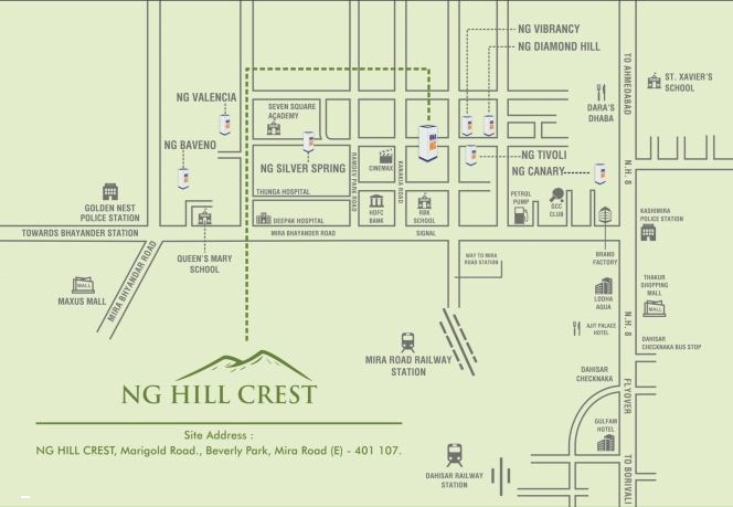 Rna Ng Hill Crest Location Map