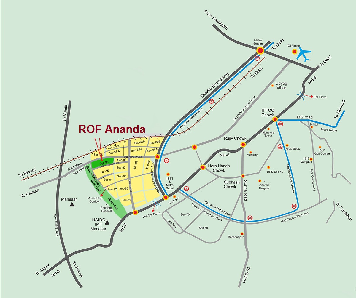 Rof Ananda Location Map