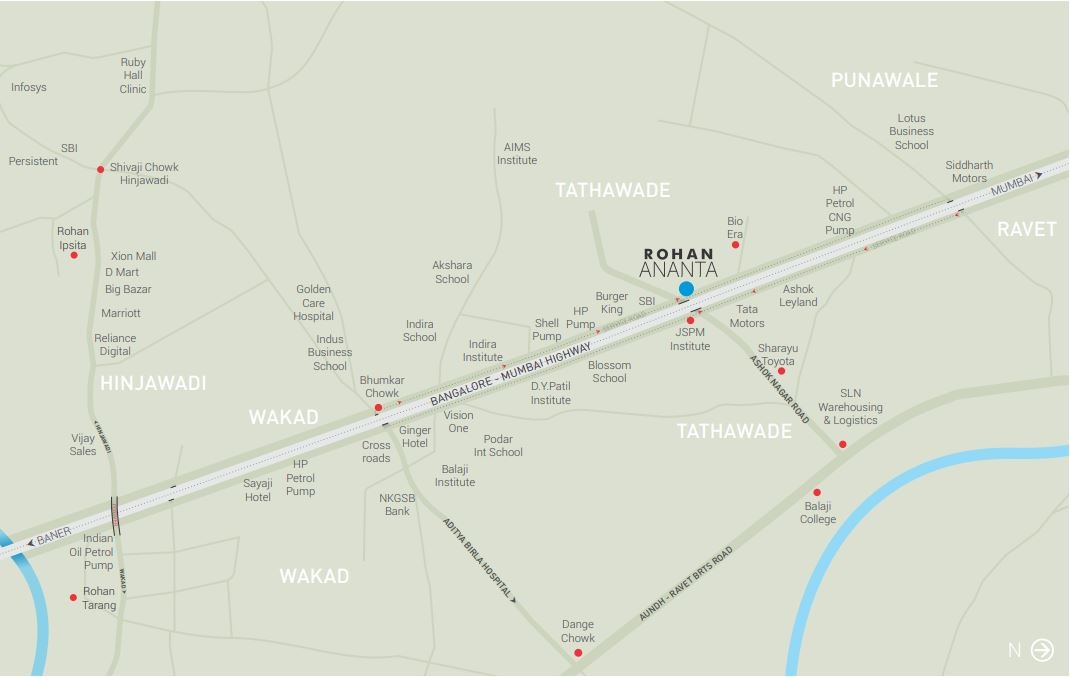 Rohan Ananta Location Map