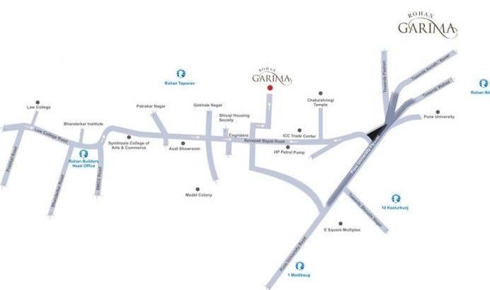 Rohan Garima Location Map
