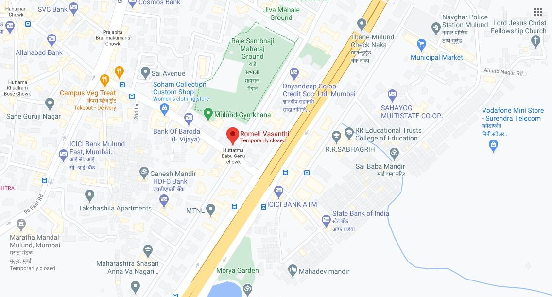 Romell Vasanthi Location Map