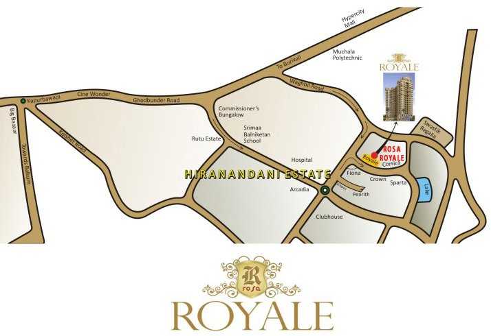 Rosa Royale Location Map