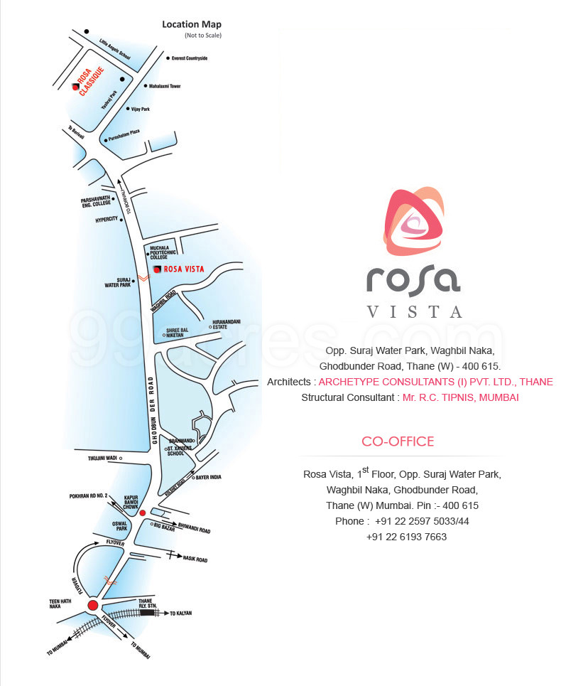 Rosa Vista Location Map