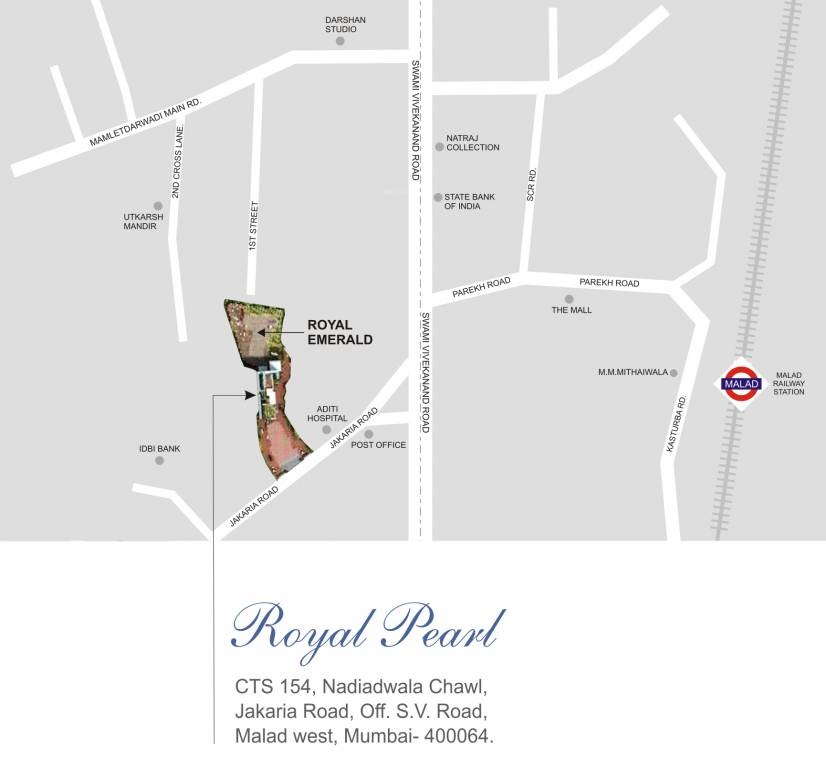 Royal Pearl Location Map