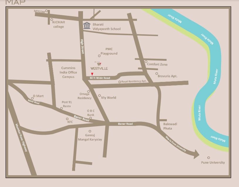 Royal Westville Location Map