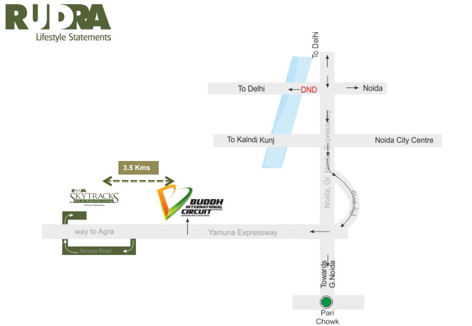 Rudra Skytracks Location Map