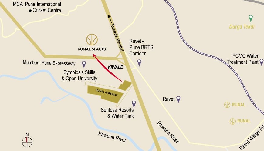 Runal Spacio Location Map