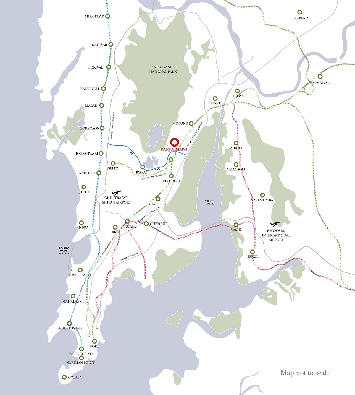 Runwal Bliss Location Map