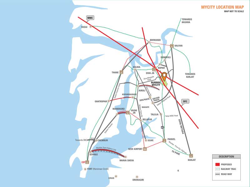 Runwal Blossom City Location Map