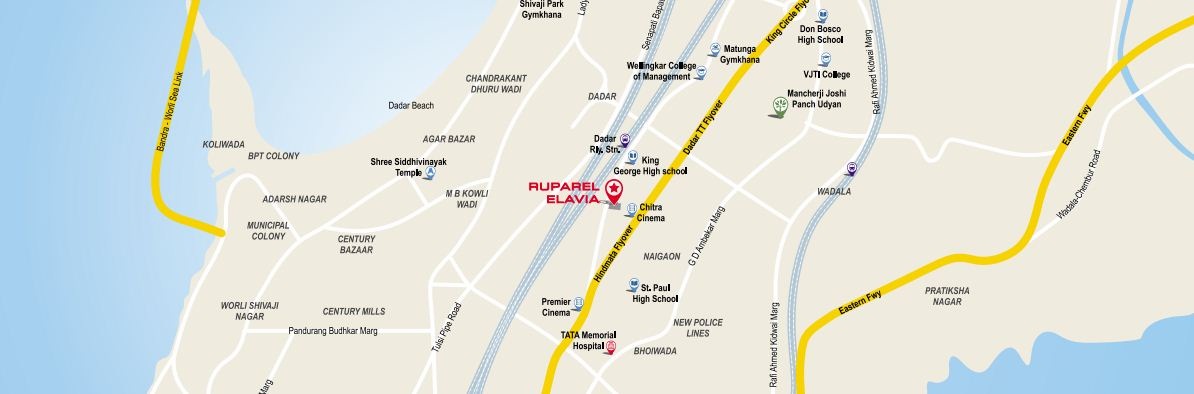 Ruparel Elavia Location Map