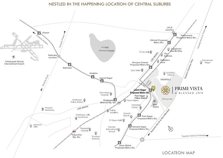 Rupvakula Prime Vista Location Map