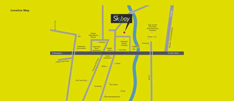 Saarrthi Skybay Location Map