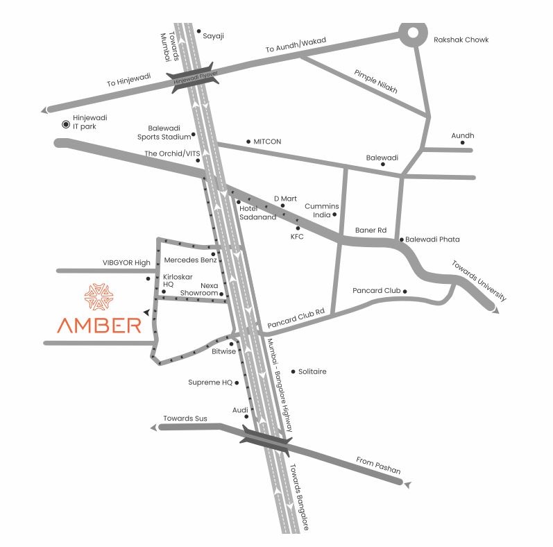 Saffron Amber Location Map
