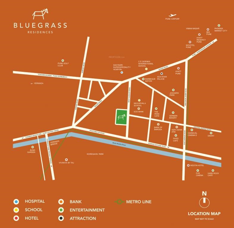 Sagitarius Bluegrass Residences Location Map