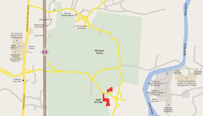 Sahbhagi Riva Rythm Location Map