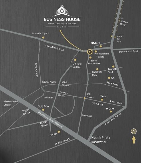 Saheel Business House Location Map