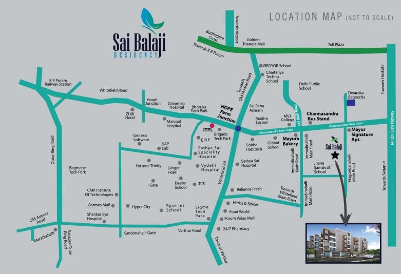 Sai Balaji Residency Location Map