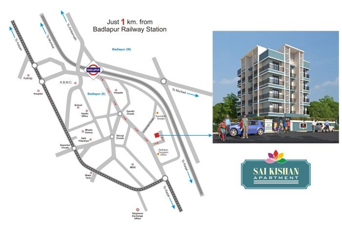 Sai Kishan Apartment Location Map