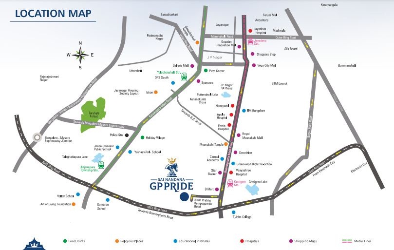 Sai Nandana Gp Pride Location Map