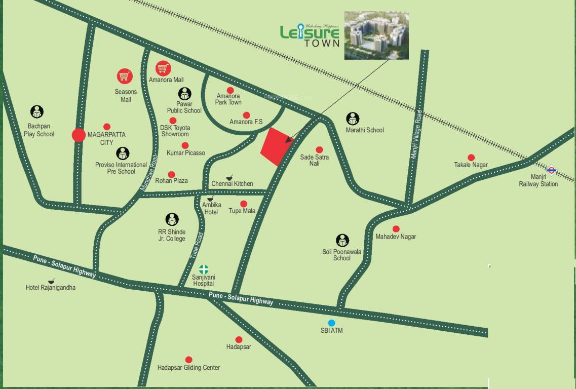 Sai Proviso Leisure Town Location Map